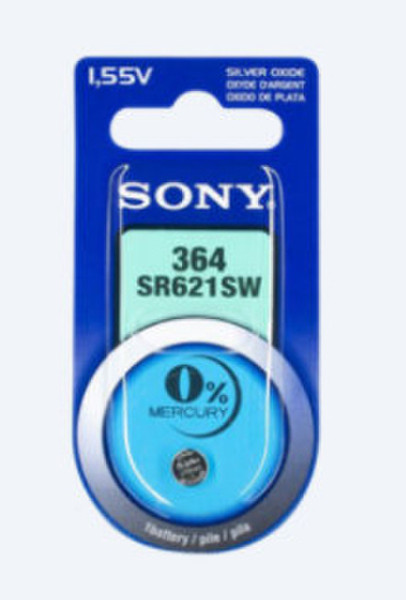 Sony 1 pc Blister Silver Oxide SR621 rechargeable battery