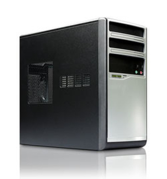 Enlight EN-2F01 Mini-Tower 350W Black,Silver computer case