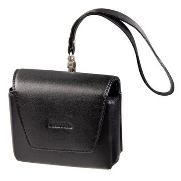 Hama Premium Bag for Navigation Systems, universal, S1, black Leather Black
