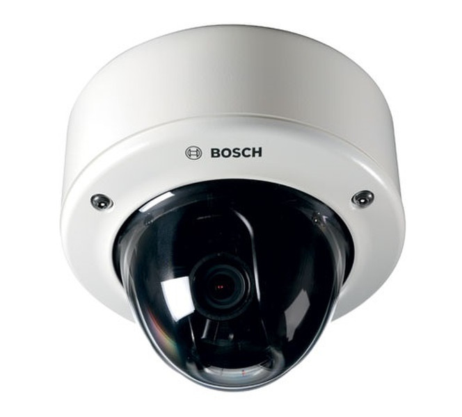 Bosch FLEXIDOME HD 720p60 VR 3-9mm IVA SMB IP security camera indoor & outdoor Dome Black,White