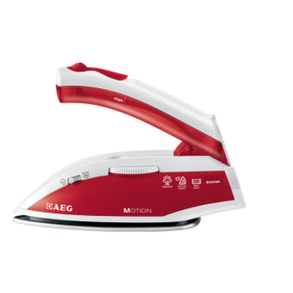 AEG DBT800 Dry & Steam iron Stainless Steel soleplate 800W Red,White
