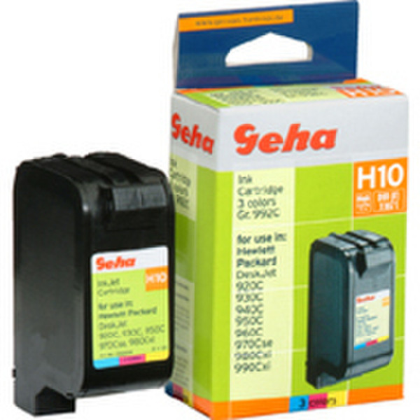 Geha H10 Ink Cartridge for Hewlett Packard 3-color струйный картридж