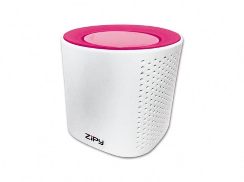 ZipyLife The Blues Stereo 2W Soundbar Pink,White