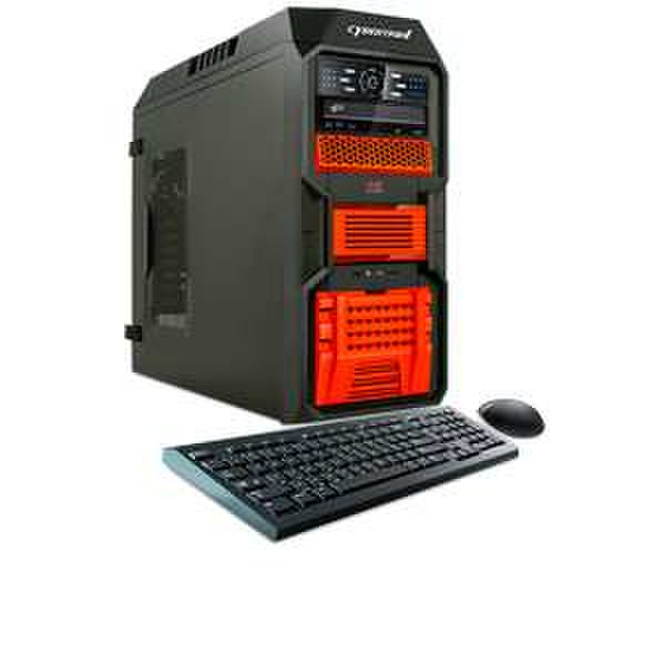 CybertronPC GM4242F 3.3GHz FX 6100 Midi Tower Schwarz, Rot PC