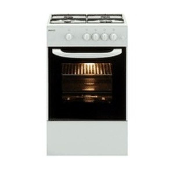 Beko CG 41000 D Freestanding Gas hob White cooker