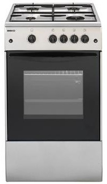 Beko CG 41011 SS Отдельностоящий Gas hob Нержавеющая сталь кухонная плита