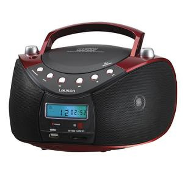 Lauson CP431 Аналоговый 3.6Вт Черный, Красный CD радио