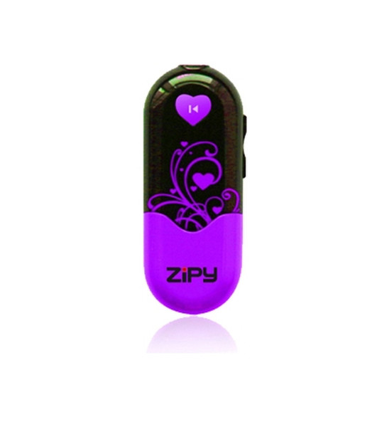 ZipyLife Bee MP3 2GB Violett
