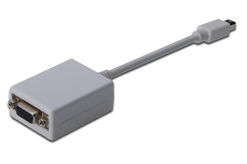 ASSMANN Electronic DB-340407-001-W 0.15м mini DisplayPort VGA (D-Sub) Белый адаптер для видео кабеля