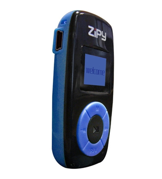 ZipyLife Frog MP3 4GB Schwarz, Blau