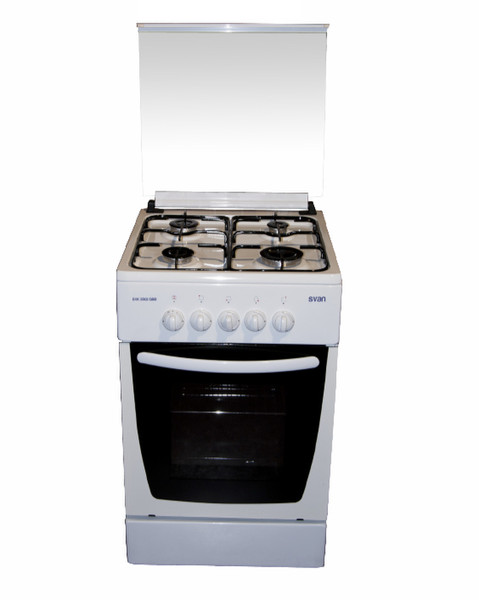 SVAN SVK 5502 GBB Freestanding Gas hob White cooker