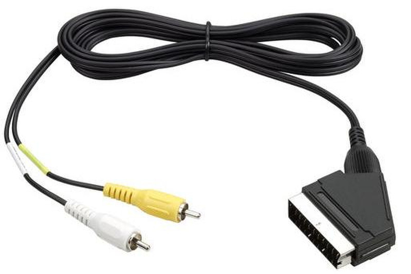 Thomson KBV120 3m 2 x RCA SCART (21-pin) Black video cable adapter