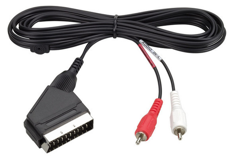 Thomson KBV121 3m 2 x RCA SCART (21-pin) Schwarz Videokabel-Adapter