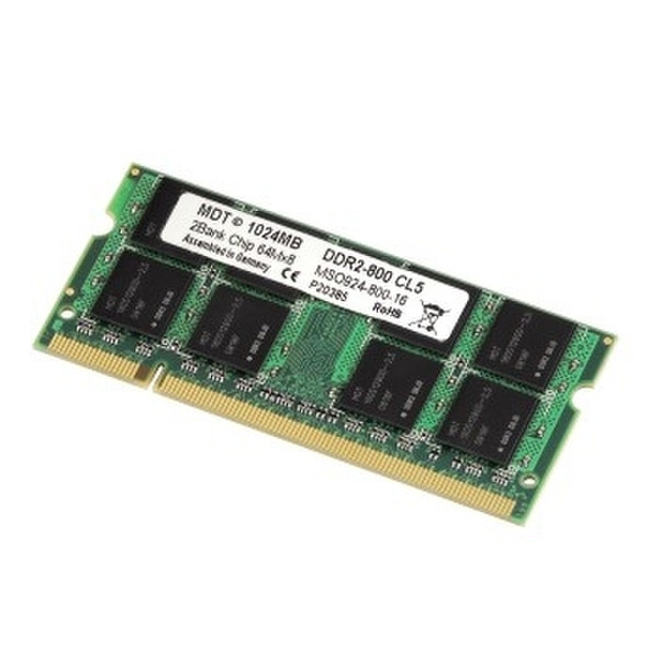 Hama Central Memory Module DDRII-SO-DIMM PC 800, (PC-6400) 1024MB Speichermodul