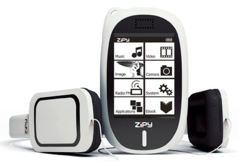 ZipyLife Flamingo MP4 4GB White