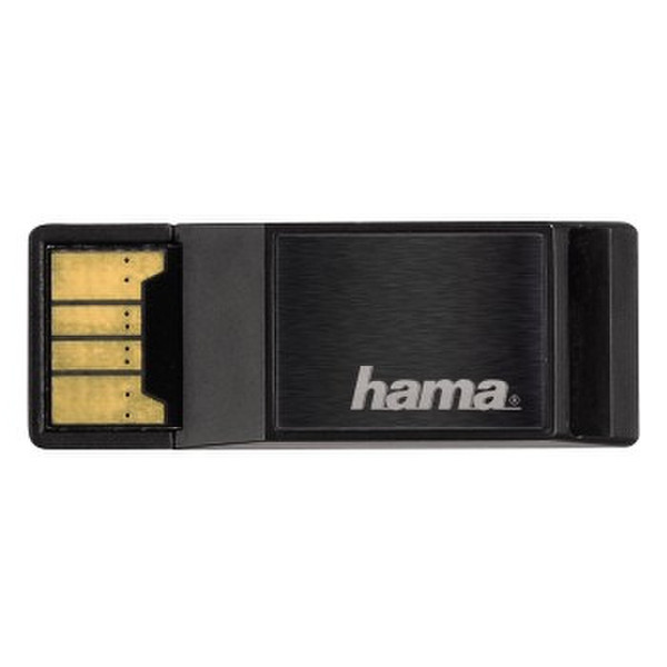 Hama microSD/microSDHC USB 2.0 Card Reader USB 2.0 Черный устройство для чтения карт флэш-памяти