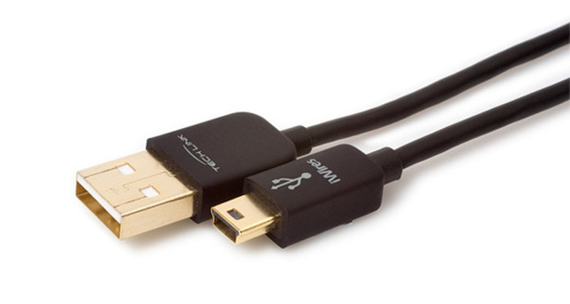 Techlink USB A/USB mini B, 2.0m