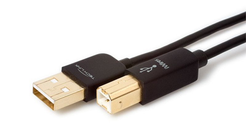 Techlink USB A/B, 2m