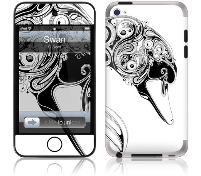 GelaSkins iPod Touch 4G Skin case Black,White