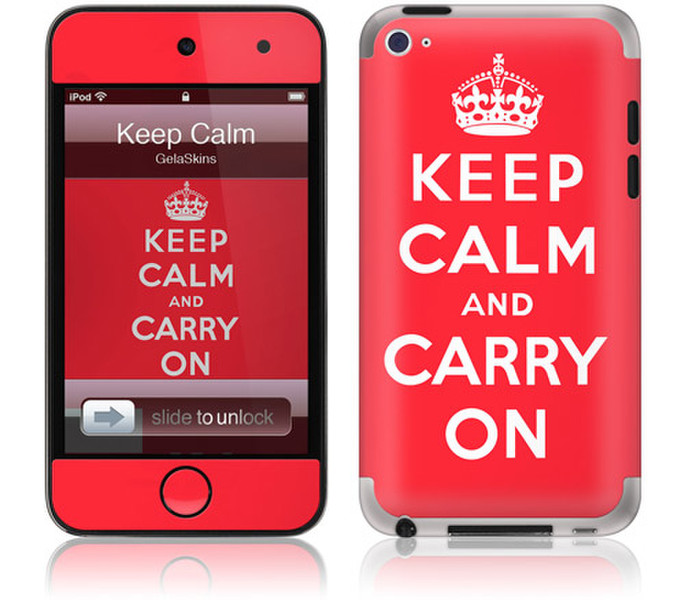 GelaSkins iPod Touch 4G Skin case Красный, Белый