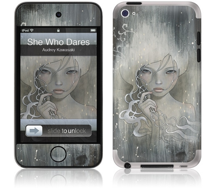 GelaSkins iPod Touch 4G Skin case Grey