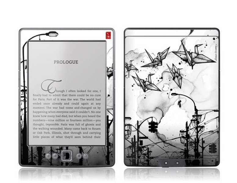 GelaSkins Kindle 4 Skin case Черный, Белый чехол для электронных книг