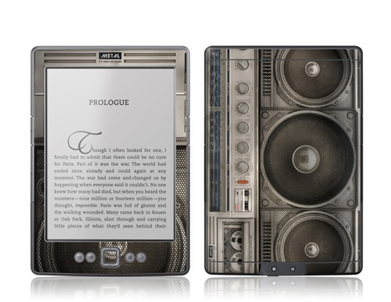 GelaSkins Kindle 4 Skin case Grey e-book reader case