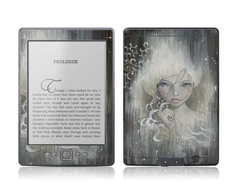 GelaSkins Kindle 4 Skin case Grey e-book reader case