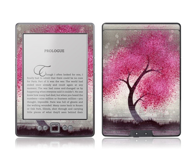 GelaSkins Kindle 4 Skin case Grau, Rot E-Book-Reader-Schutzhülle