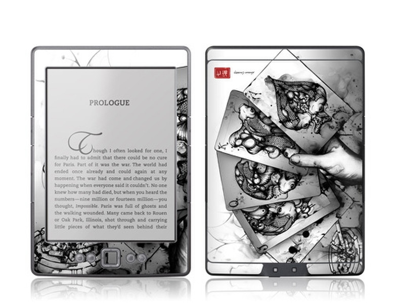 GelaSkins Kindle 4 Skin case Schwarz, Grau, Weiß E-Book-Reader-Schutzhülle