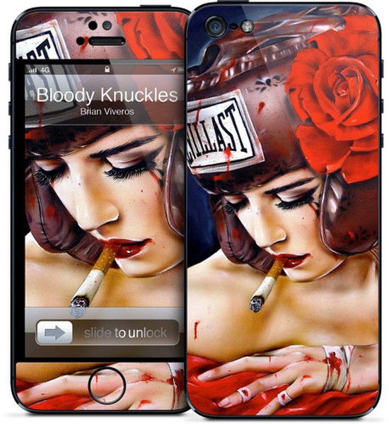 GelaSkins Bloody Knuckles iPhone 5 Cover Multicolour