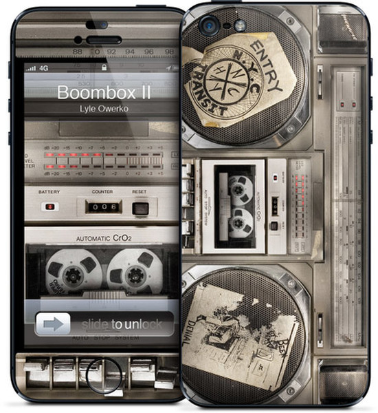 GelaSkins Boombox II iPhone 5 Cover case Mehrfarben