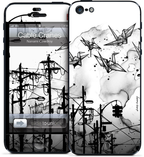 GelaSkins Cable Cranes iPhone 5 Cover Multicolour