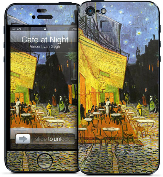 GelaSkins Cafe at Night iPhone 5 Cover case Разноцветный