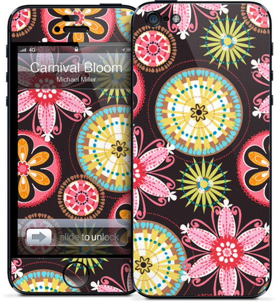 GelaSkins Carnival Bloom iPhone 5 Cover Multicolour