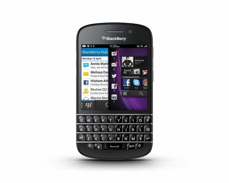 BlackBerry 10 Q10 4G Черный