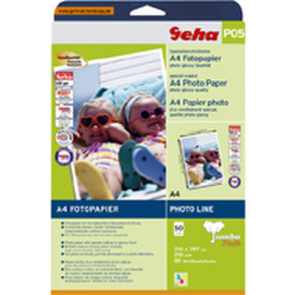 Geha Specially A4 photo paper Glossy Photo 50 sheets Gloss inkjet paper