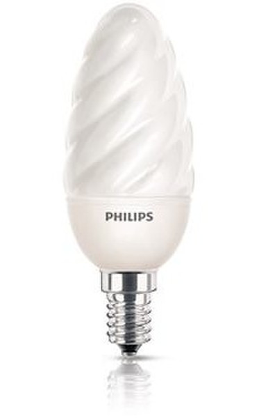 Philips Twisted Candle 872790093247801 5W E14 A Warm white fluorescent bulb energy-saving lamp