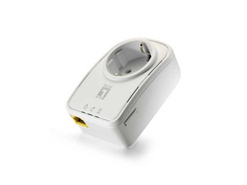 LevelOne 500Mbps Powerline Adapter with Mains Pass-Through