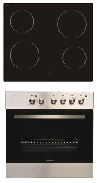 Corbero CC-TWINS Ceramic hob Elektrischer Ofen Kochgeräte-Set