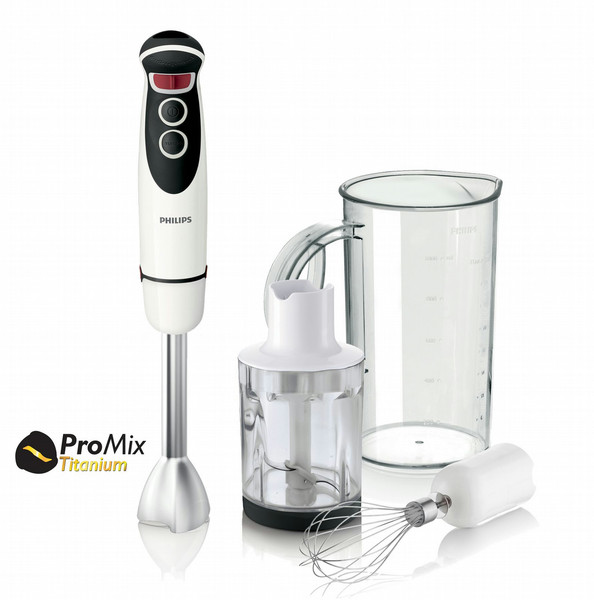 Philips Viva Collection HR1636/80 Immersion blender 1L 650W Black,Red,White blender