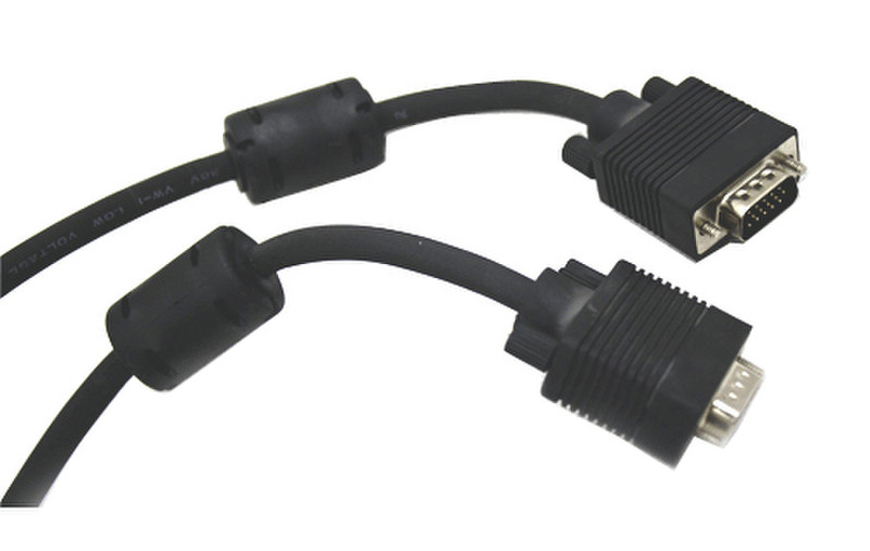 C2G VGA 0.305м VGA (D-Sub) VGA (D-Sub) Черный кабель