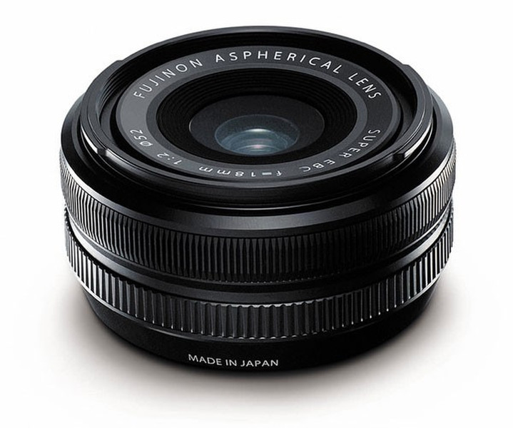 Fujifilm Fujinon XF-18mm F2.0 Беззеркальный цифровой фотоаппарат со сменными объективами Wide lens Черный