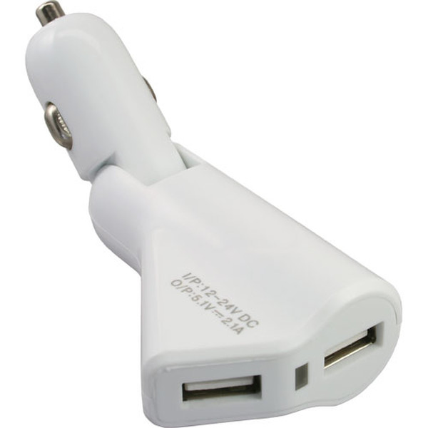 InLine 31501I Auto White mobile device charger