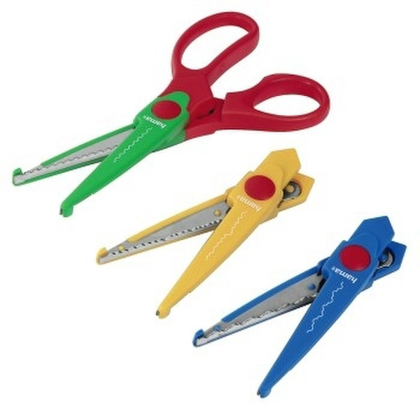 Hama Deckle-edge Scissors, 3 pieces Multicolour