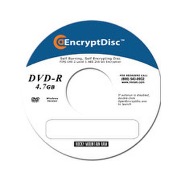 Rocky Mountain EDDVDR-10 4.7GB DVD-R 10pc(s) blank DVD