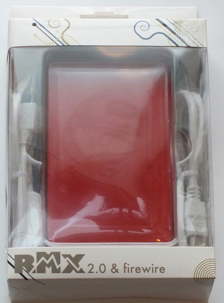Rocky Mountain 500GB RMX USB 2.0 / Firewire 500GB Red