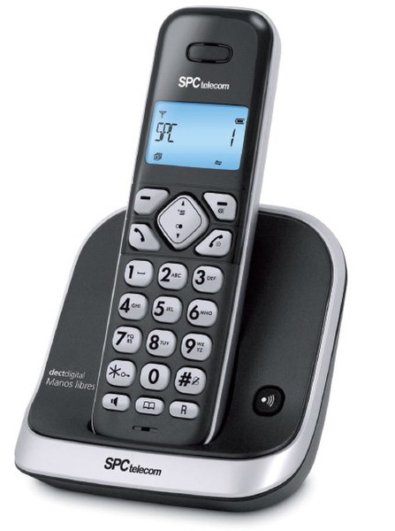 SPC 7261N DECT Идентификация абонента (Caller ID) Черный, Cеребряный телефон