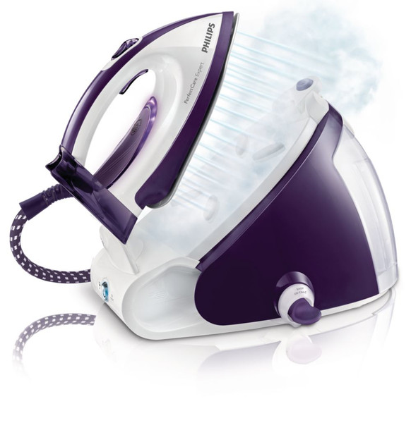 Philips PerfectCare Expert GC9236/07 2400W 1.5L SteamGlide soleplate Violet,White steam ironing station