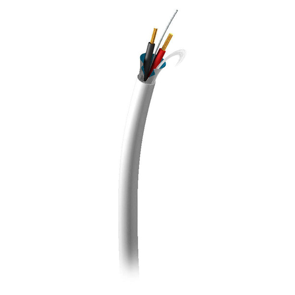 C2G 50ft 18 AWG Plenum-Rated Bulk Shielded Speaker Wire 15.24м Белый аудио кабель
